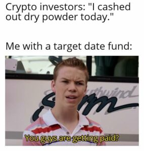 crypto investor meme by Emily Weber