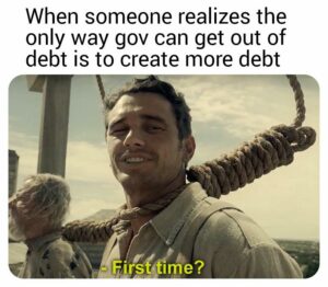 government debt meme by Emily Weber