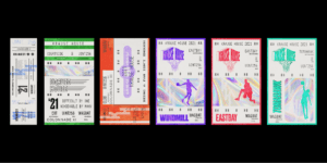 DAO basketball tickets graphic for decentral publishing