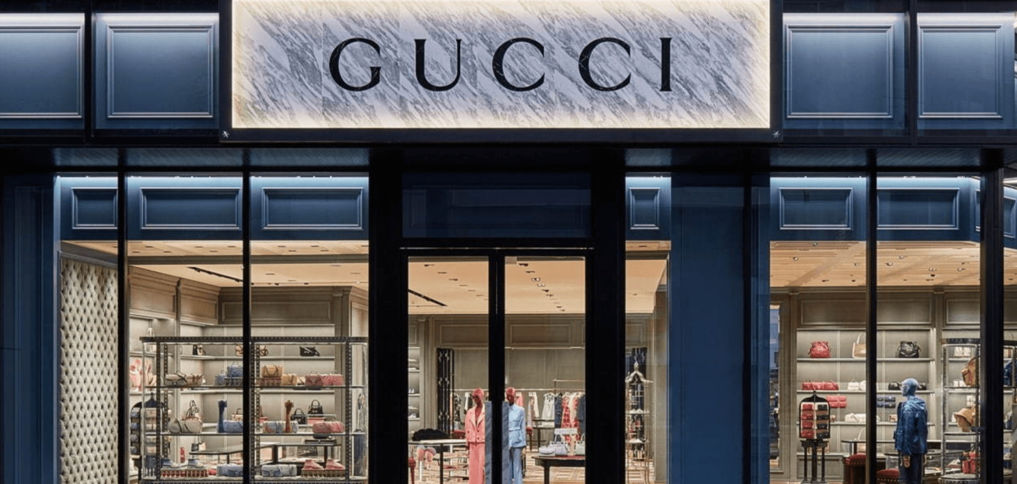 Fashion brands gucci storefront for decentral publishing