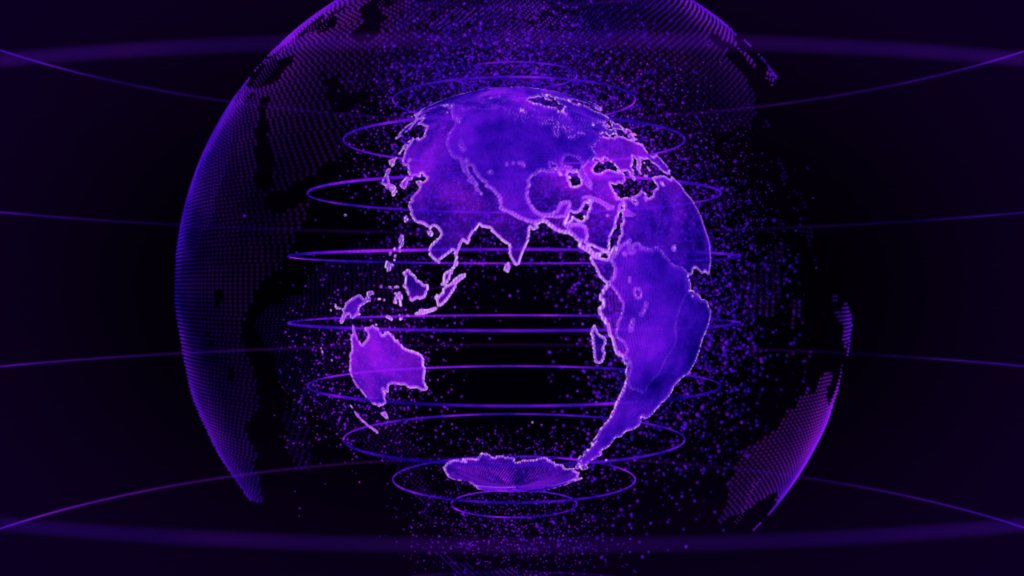 Feb 11 weekly cryptocurrency news headlines wrapup purple 3d rendering earth technology business communications background earth globe