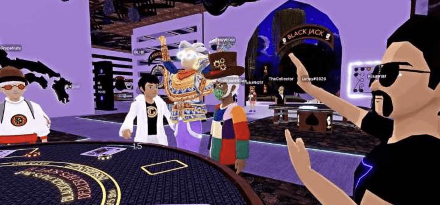 Morality in the metaverse casino for decentral publishing