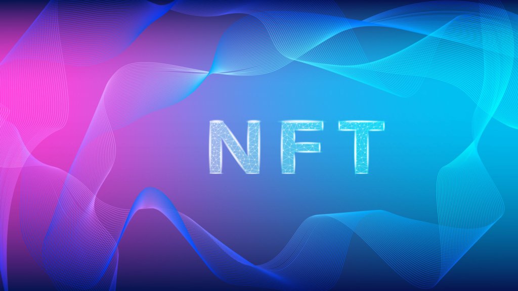 Store NFTs in a hardware wallet purple blue mesh waves blockchain tokenization uncensored crypto docuseries decentral publishing