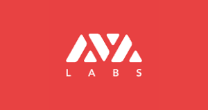 avalanche ava labs white logo on red background for decentral publishing