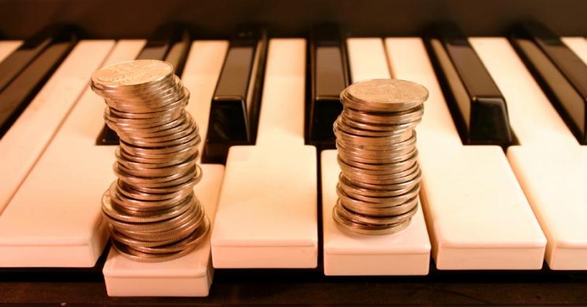 creative use cases for tokenization coins on a piano for decentral publishing