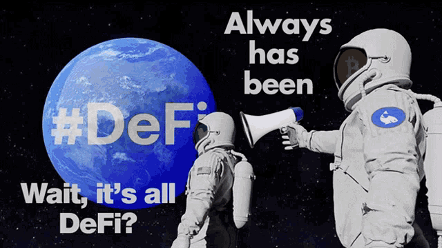 crypto history astronauts in space wait its all defi other astronaut always has been decentral publishing