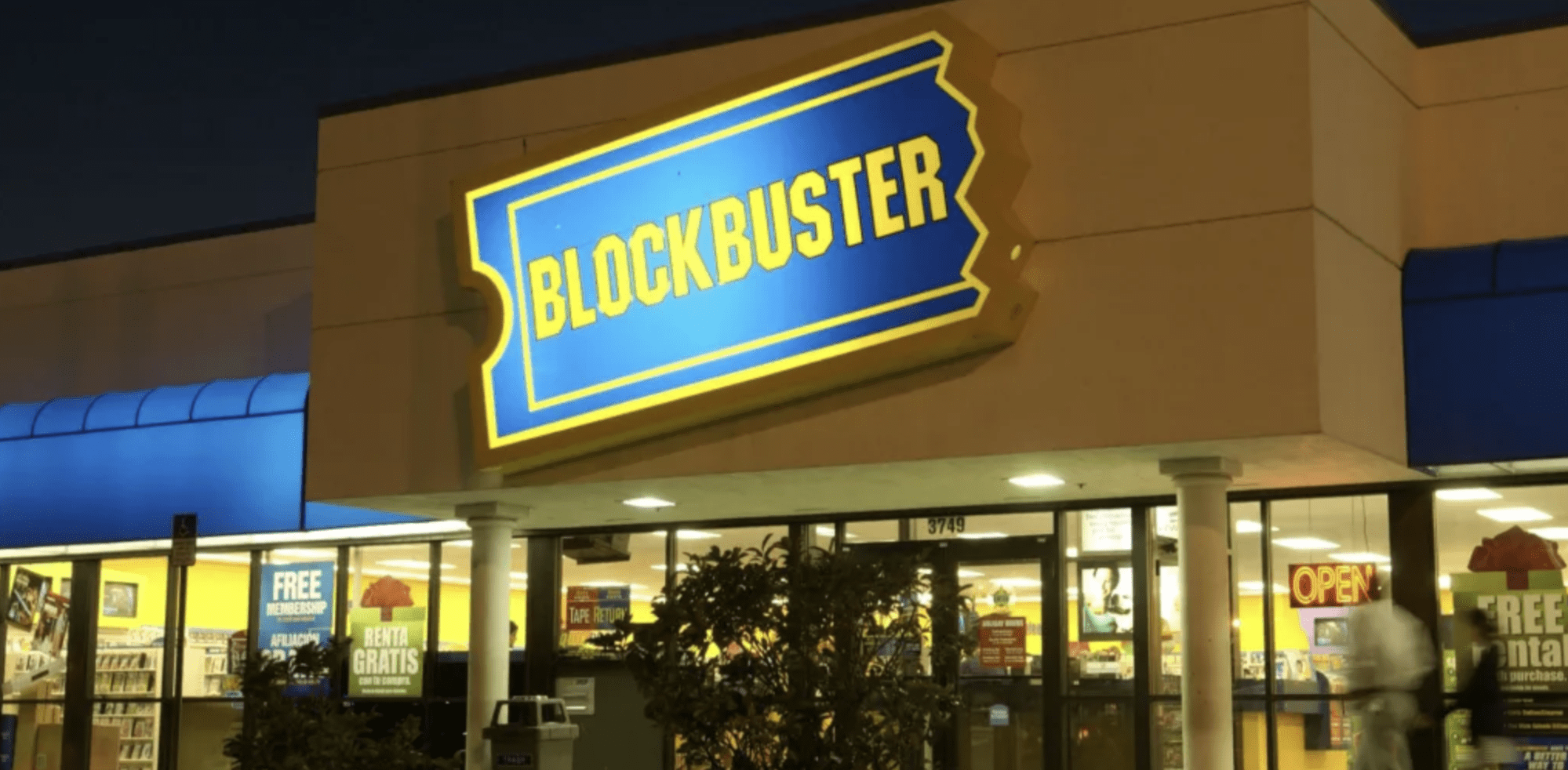 crypto news blockbuster video storefront for decentral publishing