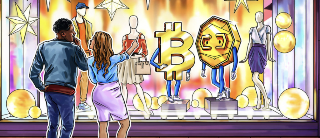 crypto news wrap up cryptocurrency bitcoin man and woman cartoon