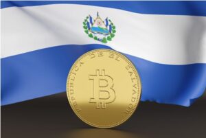 cryptocurrency-bitcoin-in-front-of-el-salvador-flag