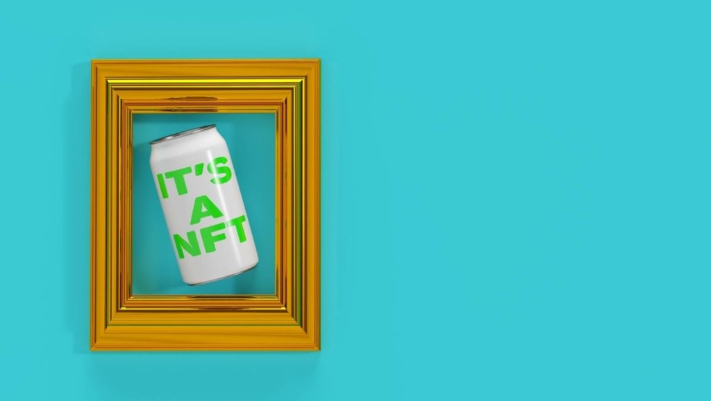 ethereum gas fees NFT trading white soda can nft