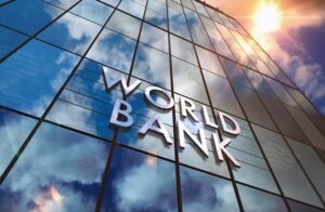 money cartel world bank logo on building decentral publishing