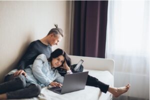 senior-couple-watching-shows-on-their-computers