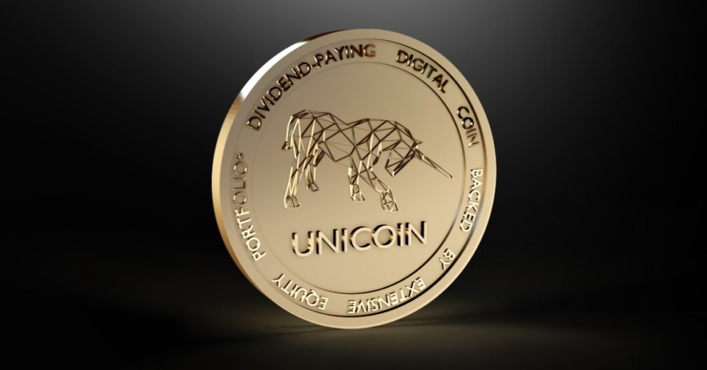 unicoin crypto big round coin